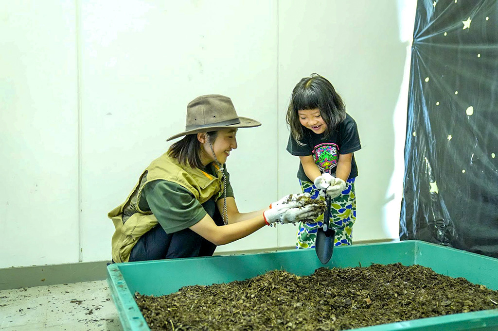 カブトムシ幼虫堀/BUB RESORT Chosei Village（千葉県/長生村）