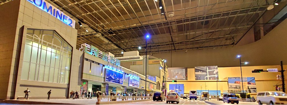 新宿駅のジオラマ/のぞいてみよう！小さな大都会 in スモールワールズ（東京都/江東区）