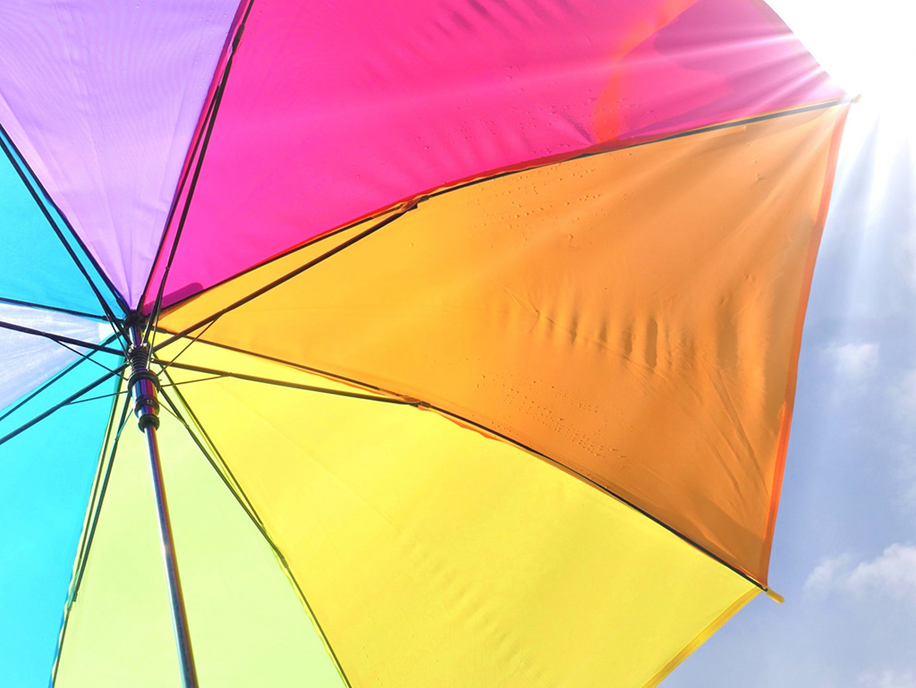 レインボーアンブレラスカイ(群馬県/高山村)