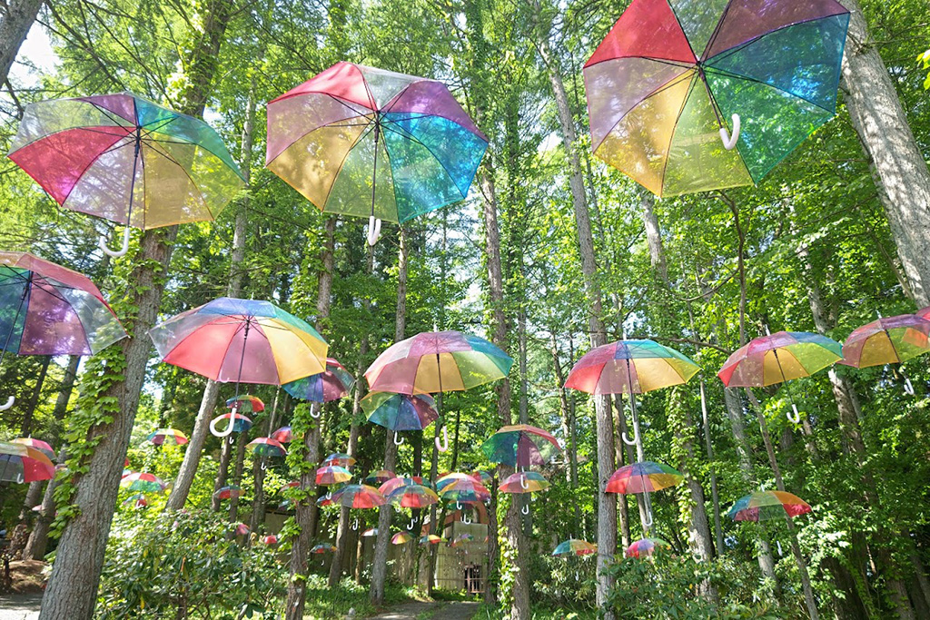 レインボーアンブレラスカイ（群馬県/高山村）