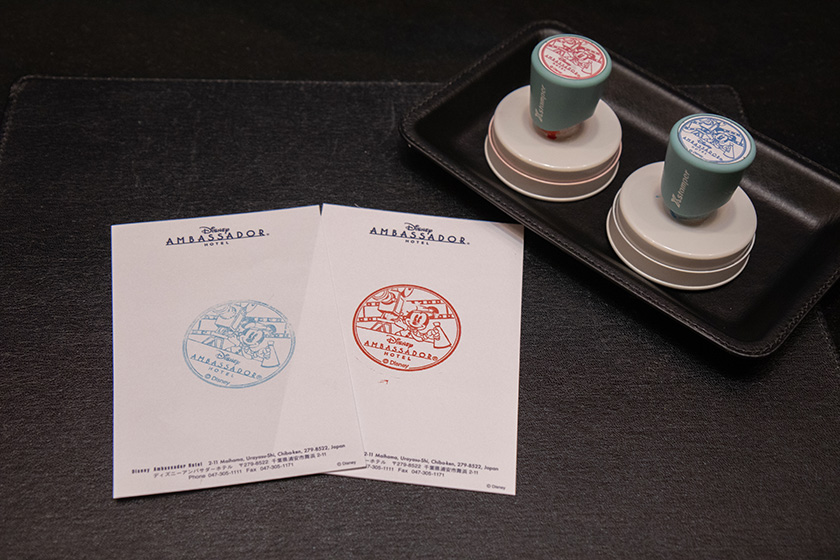 宿泊記念のスタンプ/ディズニーアンバサダーホテル