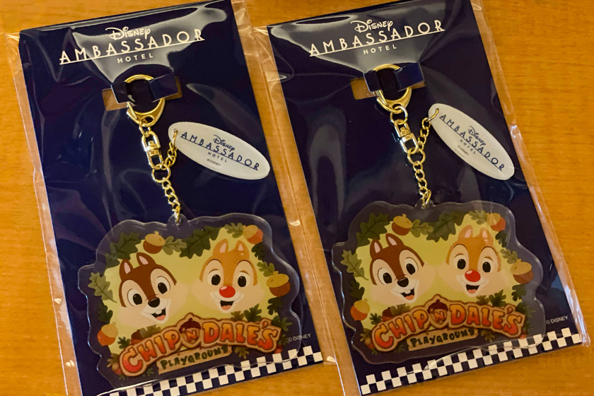 チップとデールのオリジナルキーチェーン/ディズニーアンバサダーホテル