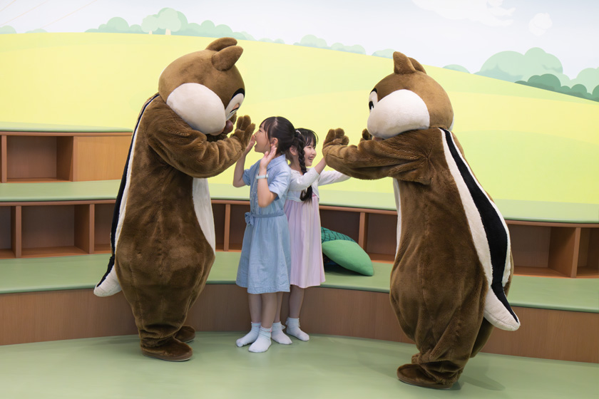 チップとデールにハイタッチ/「チップとデールのプレイグラウンド」プラン