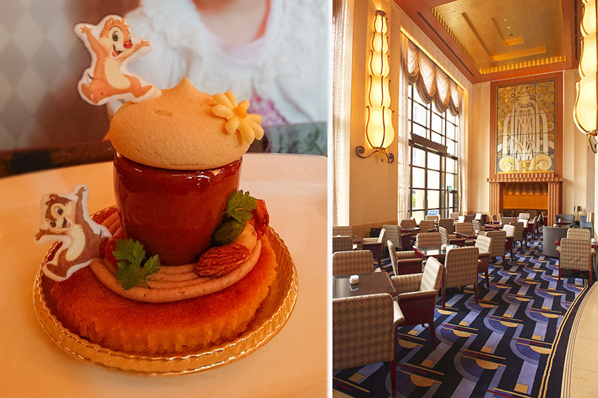 チップとデールがかわいいケーキ/ハイピリオン・ラウンジ