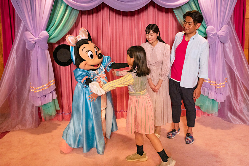 パジャマ姿のミニーマウスに会える/ディズニーアンバサダーホテル