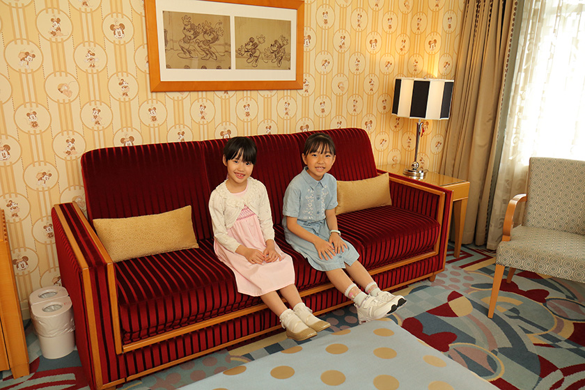 クルーズベッドとしても使えるソファー/ディズニーアンバサダーホテル