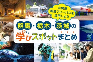 夏休みにおすすめ!群馬・栃木・茨城の学びスポットまとめ お得な「北関東周遊フリーパス」と優待特典もチェック