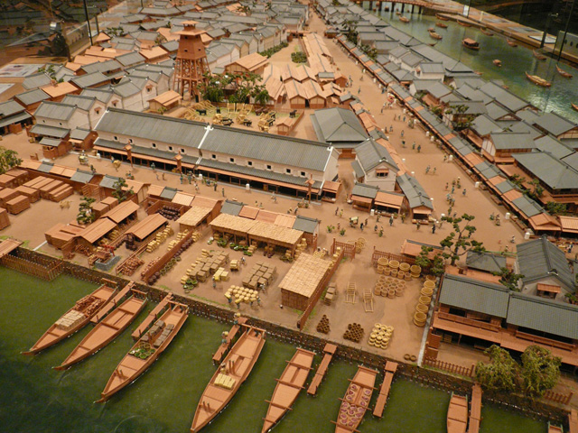 江戸橋広小路界隈復元模型/国立歴史民俗博物館（千葉県佐倉市）