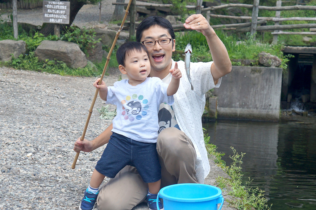釣りを体験/那須高原 南ヶ丘牧場（栃木県／那須町）