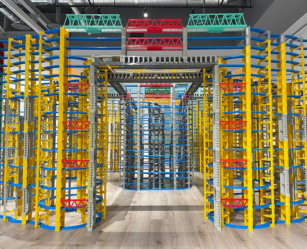 プラレール 東京ドーム球場ジオラマ/プラレール展in東京ドームシティ（東京都/文京区）