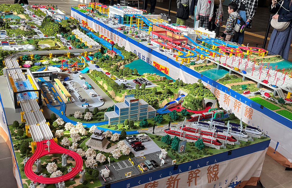 「福井県×プラレール×JR西日本　オリジナル巨大プラレールジオラマ」/プラレール展in東京ドームシティ（東京都/文京区）