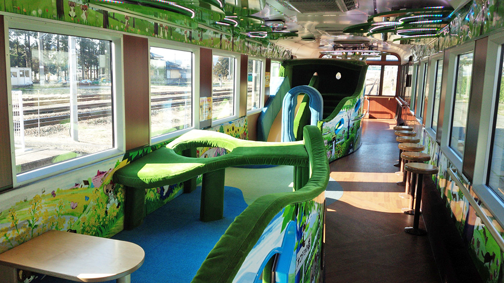 車内/SLばんえつ物語（JR東日本：新津～会津若松）