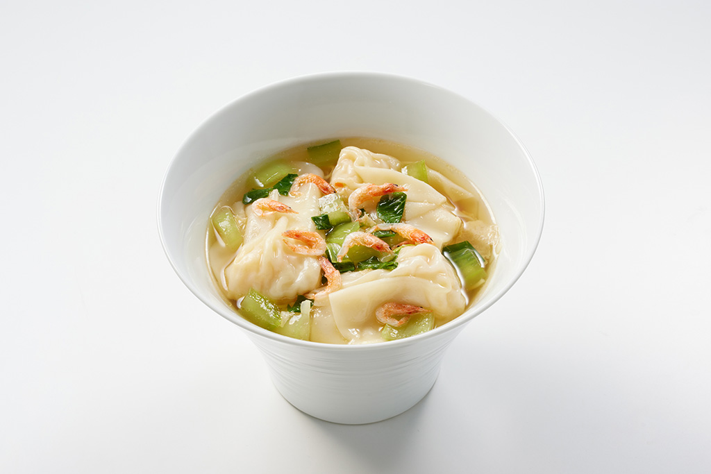 大ぶりエビワンタン復興麺～桜海老を添えて～/サフィール踊り子（JR東日本：東京・新宿～伊豆急下田）