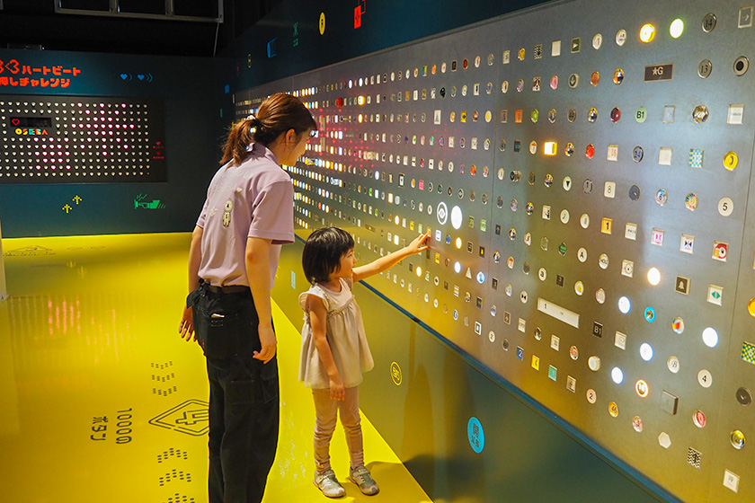 押し放題の「1000のボタン」/OSEBA（東京都八王子市）