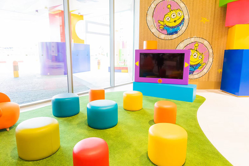 ロビーのチルドレンズ・エリア/東京ディズニーリゾート・トイ・ストーリーホテル(千葉県/浦安市)