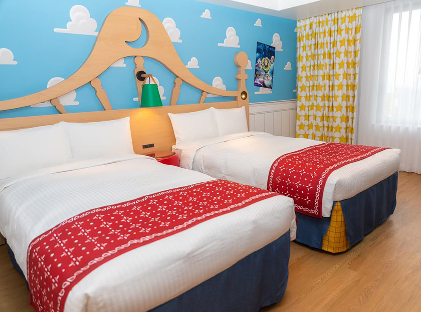 アンディの部屋をイメージした客室/東京ディズニーリゾート・トイ・ストーリーホテル(千葉県/浦安市)