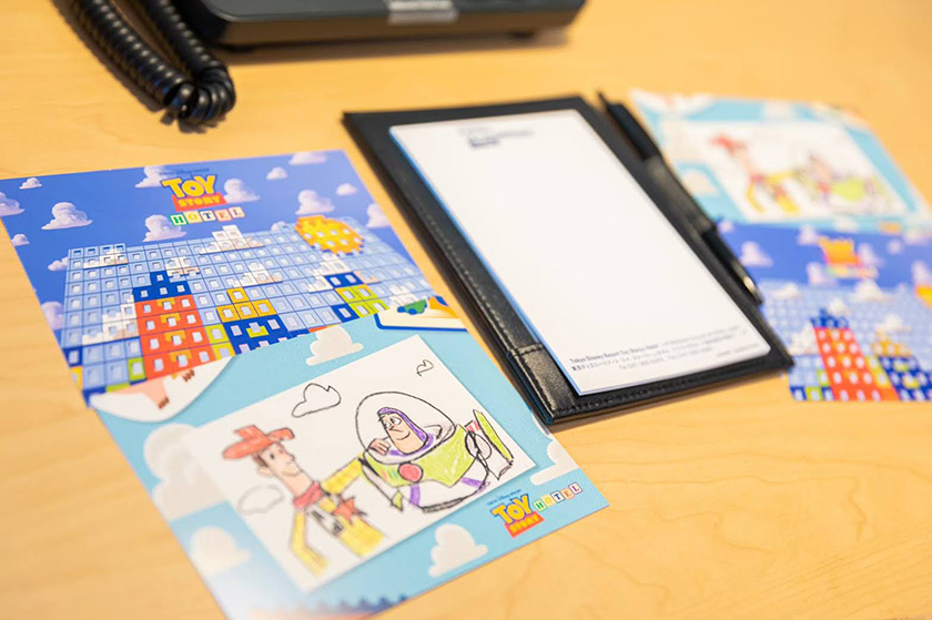 ホテルオリジナルデザインのポストカード/東京ディズニーリゾート・トイ・ストーリーホテル(千葉県/浦安市)