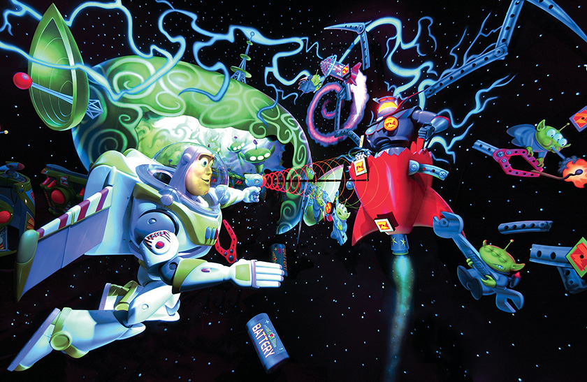 バズ・ライトイヤーのアストロブラスター/ディズニーランド2024年夏