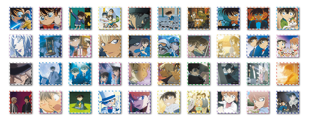 メモリアル缶バッジ(全40種)/名探偵コナンランド(東京都/江東区)