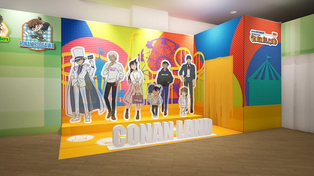 オリジナルフォトスポットで記念撮影/名探偵コナンランド(東京都/江東区)