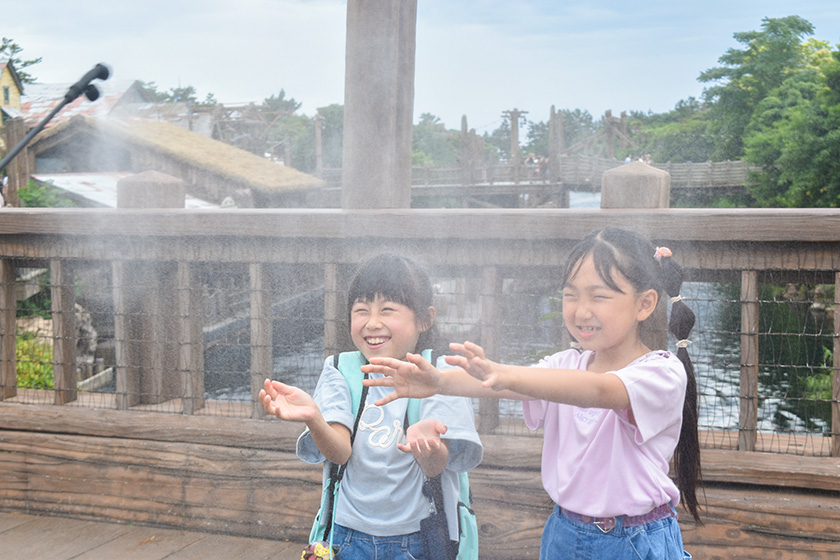 “びしょ濡れ”タイムを楽しむ子どもたち/東京ディズニーシー2024年夏