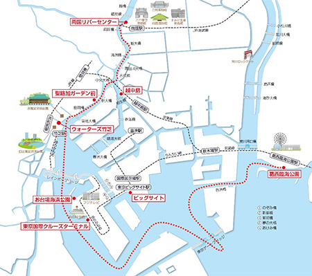 イベント便のコース/親子で楽しむ夏休み！水上バスで葛西臨海公園に行こう！（東京都/墨田区）