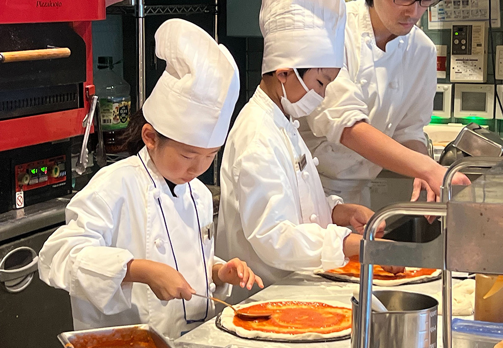 ピザ作り体験/小田急のショッピングセンター おしごと体験イベント 2024(神奈川県/川崎市)