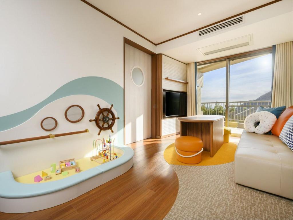 船上に見立てた客室/亀の井ホテル 熱海(静岡県/熱海市)