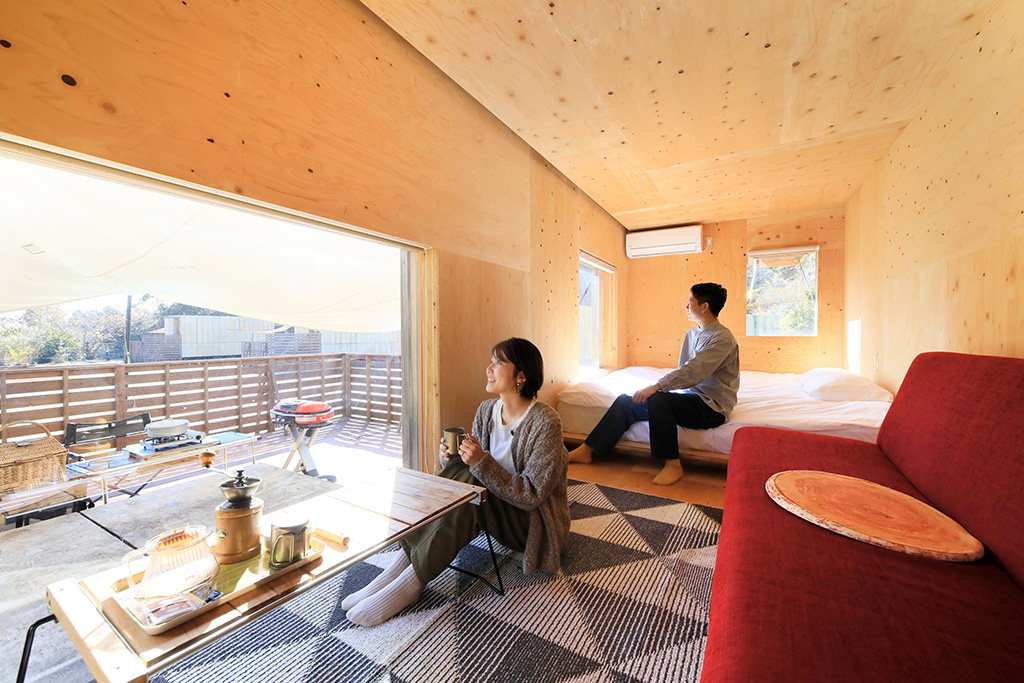 モバイルハウス「住箱」/ゆとりろ熱海（静岡県／熱海市）　