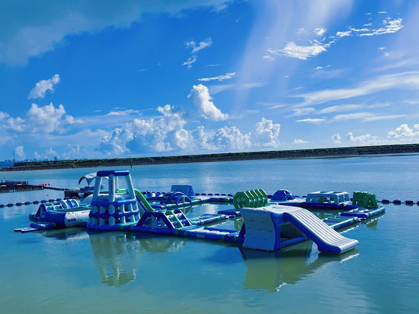 シーパーク北谷の全景(沖縄県中頭郡北谷町)