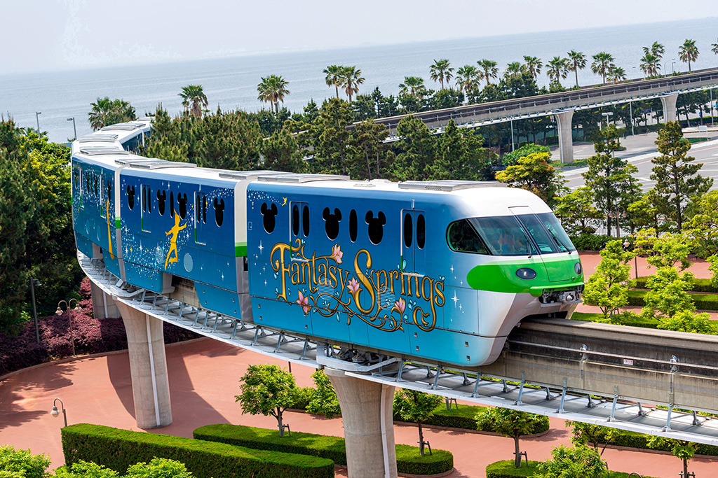 期間限定ラッピングモノレール/東京ディズニーシー「ファンタジースプリングス」スタンプラリー（千葉県/浦安市）