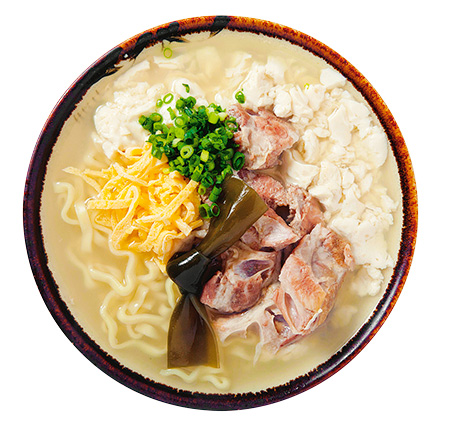 ゆし豆腐そば（大）/高江洲そば（沖縄県／浦添市）