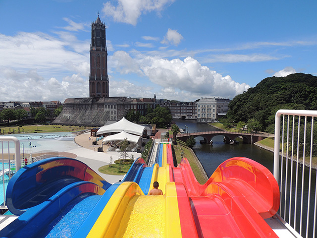 全長70ｍ、高さ10ｍのメガスライダー/ハウステンボス（長崎県/佐世保市）