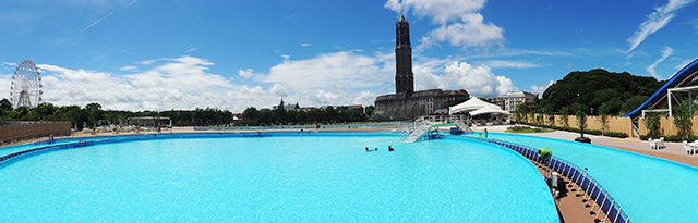 直径50ｍの大プール/ハウステンボス（長崎県/佐世保市）