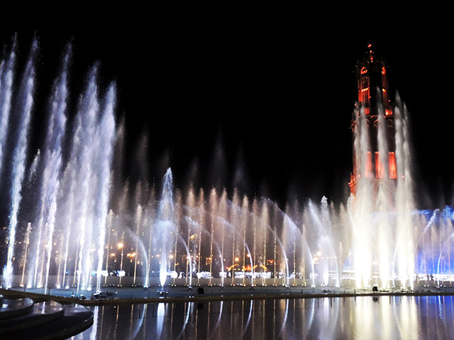 音楽噴水ショー「ウォーターマジック」/ハウステンボス（長崎県/佐世保市）