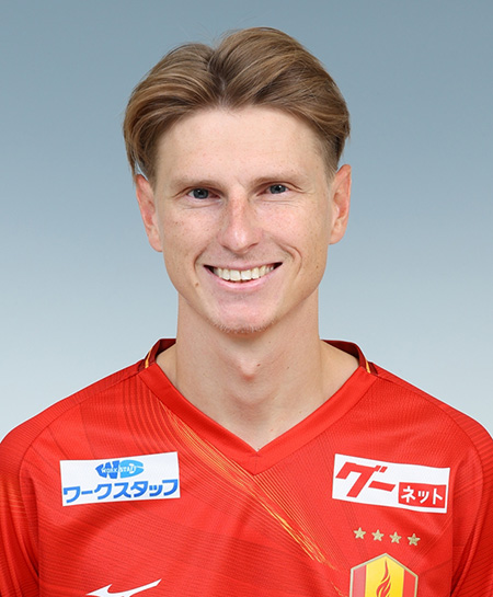 名古屋グランパス キャスパー・ユンカー選手ⒸJ.LEAGUE