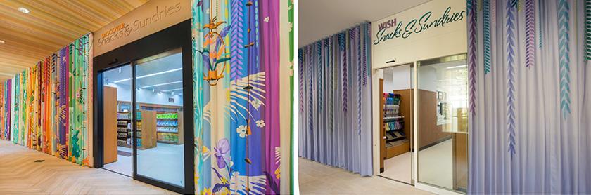 ディスカバー・スナック&サンドリ―（左）、ウィッシュ・スナック&サンドリ―（右）/東京ディズニーセレブレーションホテル（千葉県/浦安市）