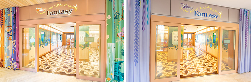 ディスカバー内のディズニーファンタジー（左）、ウィッシュ内のディズニーファンタジー（右）/東京ディズニーセレブレーションホテル（千葉県/浦安市）