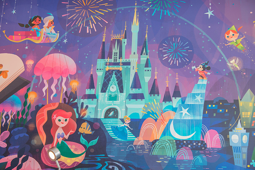 ウィッシュの客室内のアート/東京ディズニーセレブレーションホテル（千葉県/浦安市）