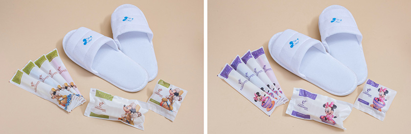 ディスカバーはミッキー、ウィッシュはミニーのアメニティー各種/東京ディズニーセレブレーションホテル（千葉県/浦安市）