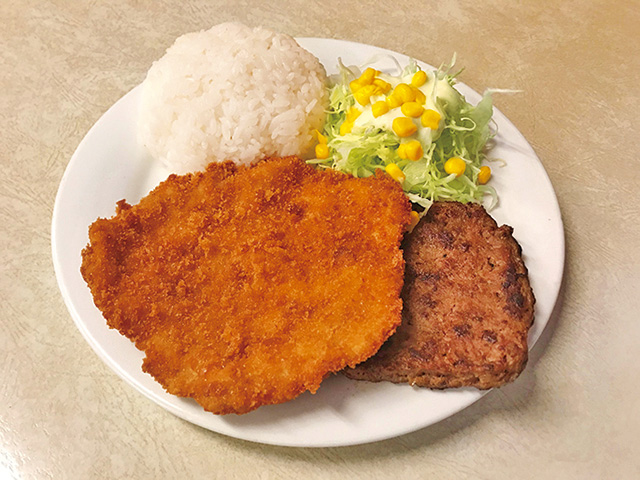 ボリュームたっぷりなCランチ/ジャッキーステーキハウス　（沖縄県/那覇市）