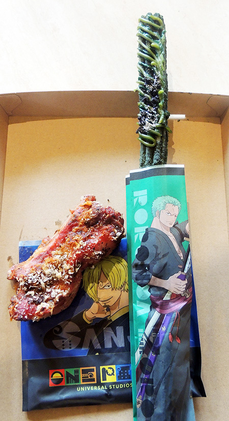 ゾロの抹茶チュリトスとサンジのプロヴァンス風 ポークリブ ～トマト＆ハーブ～/ユニバーサル・スタジオ・ジャパン（大阪府/大阪市）