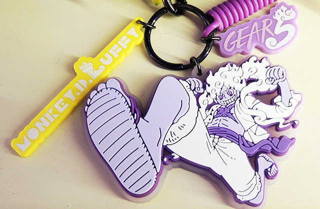 ルフィの“ギア5”のキーチェーン/ユニバーサル・スタジオ・ジャパン（大阪府/大阪市）