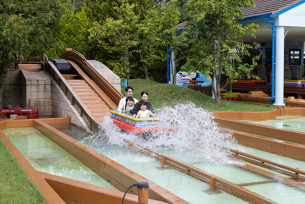 「トーマスのバブリースプラッシュ」/富士急ハイランド「トーマスランド」（山梨県/富士吉田市）