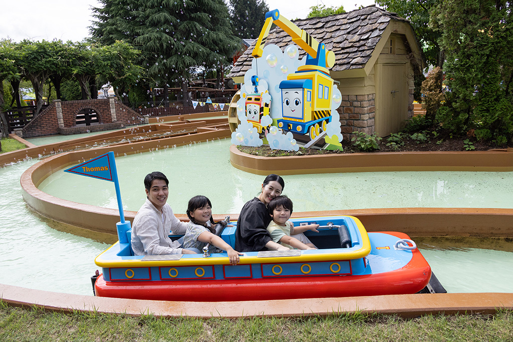 「トーマスのバブリースプラッシュ」/富士急ハイランド「トーマスランド」（山梨県/富士吉田市）