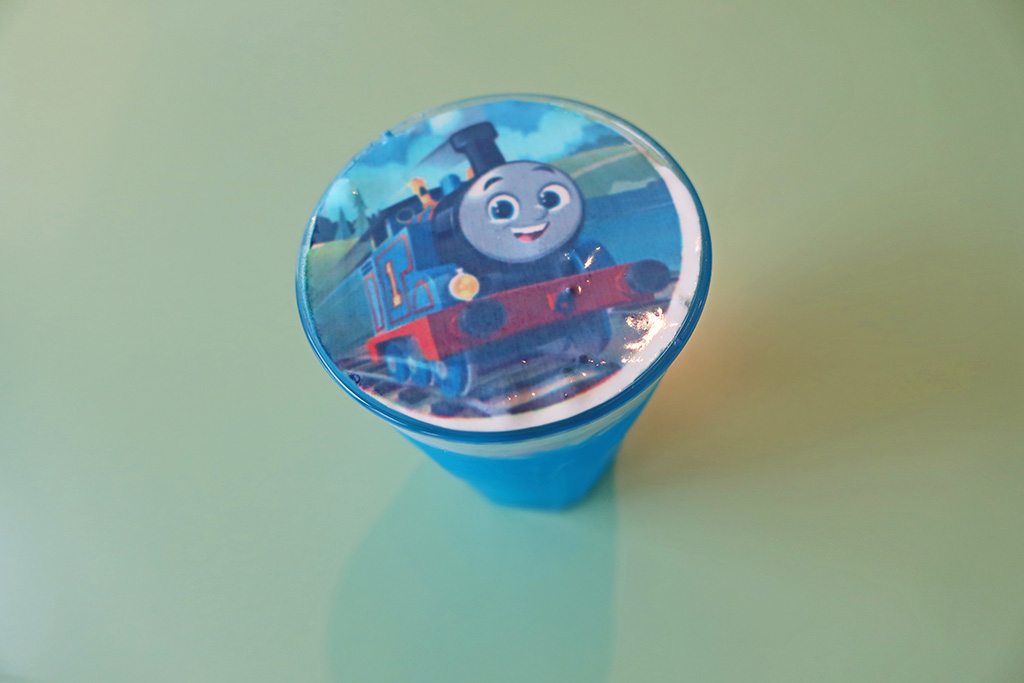 トーマスドリンク750円/富士急ハイランド「トーマスランド」（山梨県/富士吉田市）