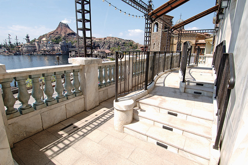 「オチェーアノ」専用テラスからの眺め/東京ディズニーシー・ホテルミラコスタ（千葉県/浦安市）