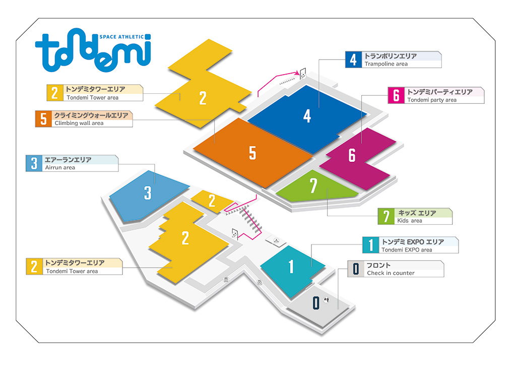 フロアマップ/トンデミ枚方 枚方モール店（大阪府/枚方市）