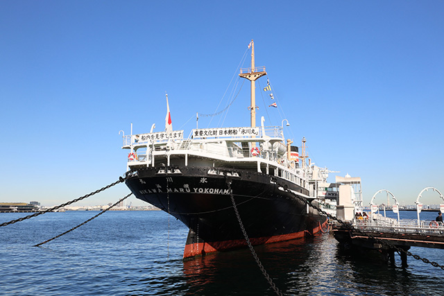 「日本郵船氷川丸」/山下公園（神奈川県/横浜市）