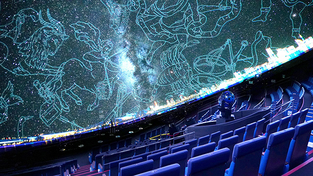 館内のプラネタリウム/はまぎん　こども宇宙科学館（神奈川県/横浜市）